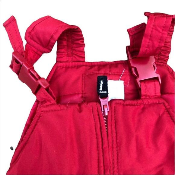 CARTER’S Heavyweight Skisuit Snow Suit Red and black Size 12 Months - Picture 4 of 6